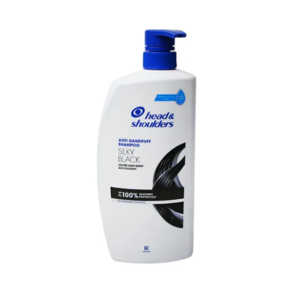 HEAD & SHOULDERS SHAMPOO SILKY BLACK 1000 ML