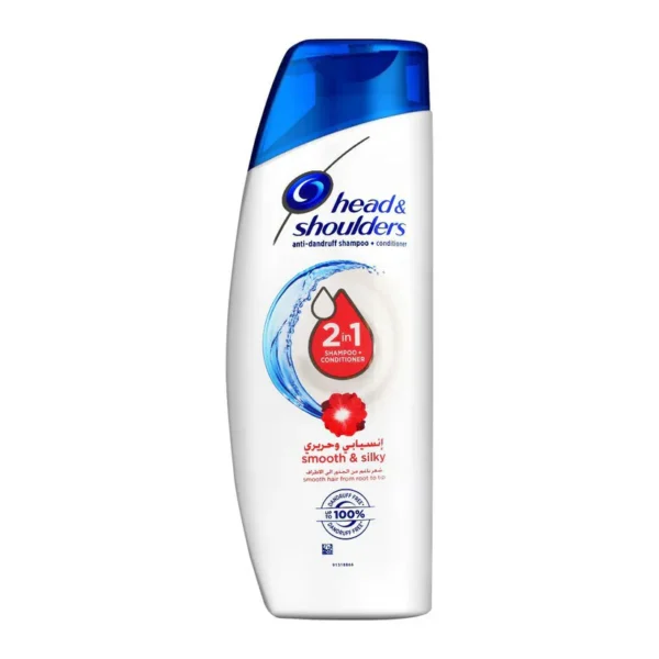 HEAD & SHOULDERS SHAMPOO SMOOTH & SILKY 2IN1 360ML