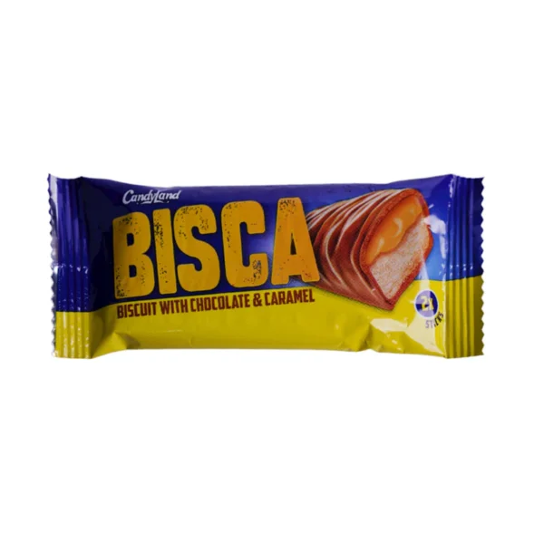 CANDYLAND BISCA BISCUIT WITH CHOCOLATE AND CARAMEL 16 GM