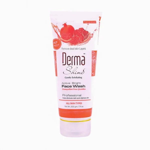 DERMA SHINE ACTIVE WHITE FACE WASH 200 GM