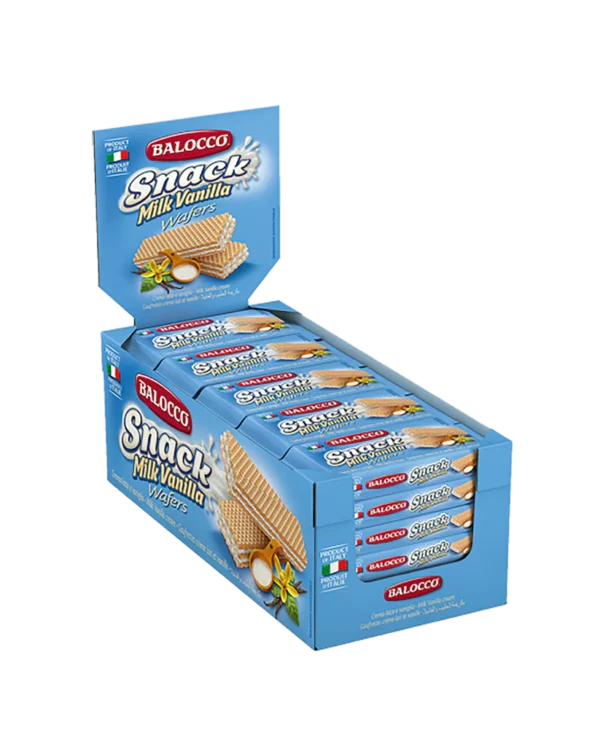 BALOCCO SNACK MILK VANILLA WAFERS 45G-BOX