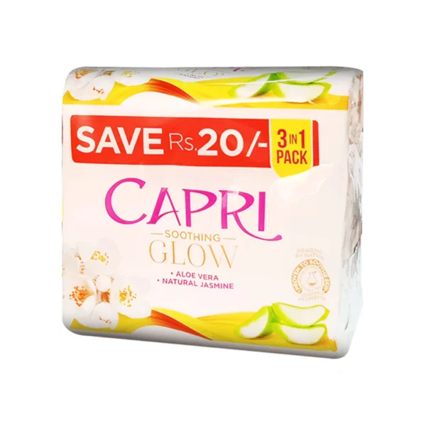 CAPRI SOAP MOISTURISING ALOE-NURTURE EXTRACT 3 X 160 GM