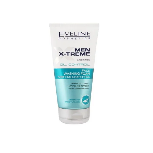 EVELINE MEN XTREME OIL CONTROL FACE WASHING FOAM 150ML