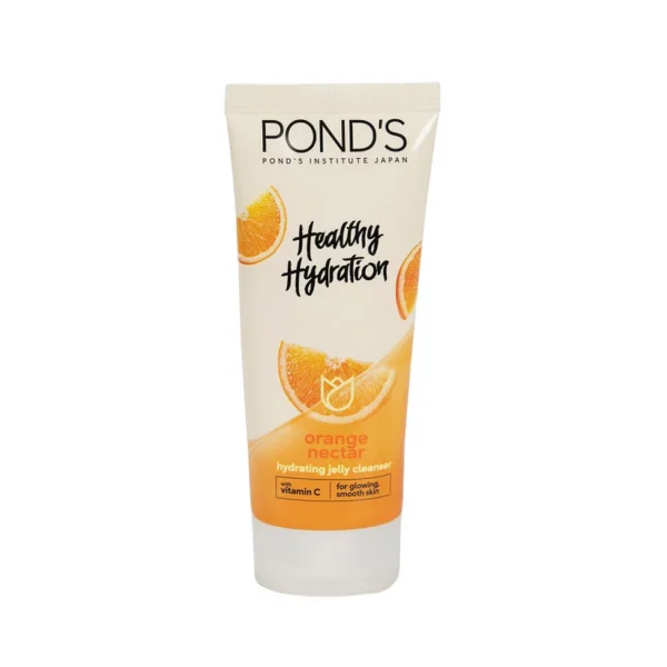 PONDS HEALTHY HYDRATION ORANGE NECTOR JELLY CLEANSER 100G