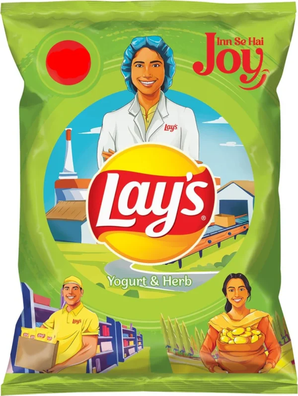 LAYS YOGURT & HERB CHIPS 18 GM