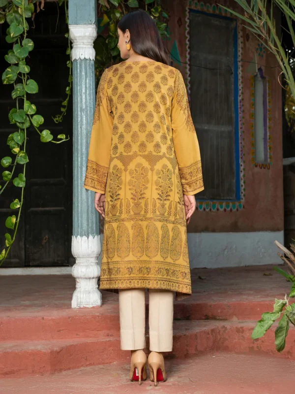Jacquard Shirt-Embroidered (Unstitched) - Image 4