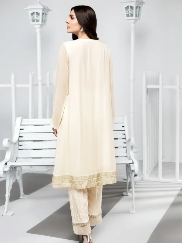 Chiffon Shirt-Embroidered (Unstitched) - Image 5