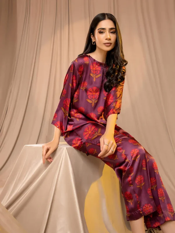 2 Piece Silk Suit-Printed (Unstitched) - Image 5