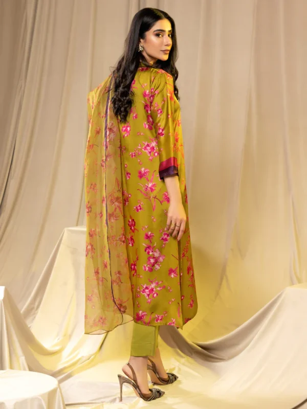 2 Piece Silk Suit-Printed (Unstitched) - Image 3