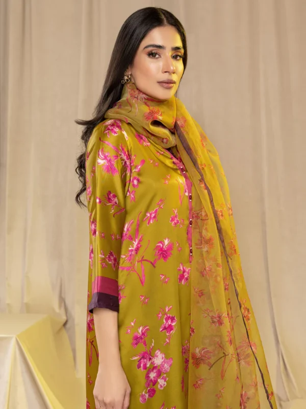 2 Piece Silk Suit-Printed (Unstitched) - Image 4