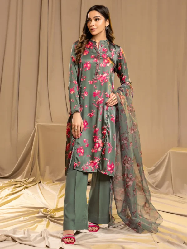 2 Piece Silk Suit-Printed (Unstitched)