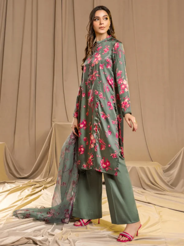 2 Piece Silk Suit-Printed (Unstitched) - Image 2