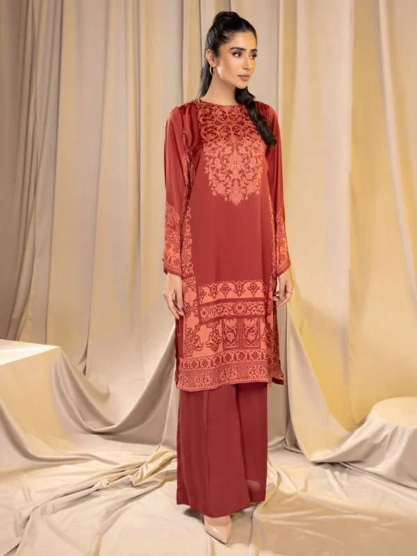 Silk Shirt-Printed (Unstitched) - Image 2