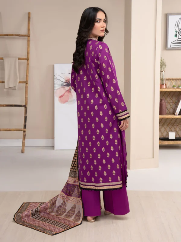 2 Piece Lawn Suit-Paste Print (Unstitched) - Image 3