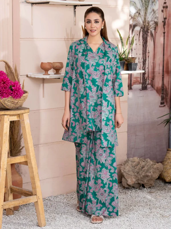 Lawn Shirt-Paste Print (Unstitched) - Image 2