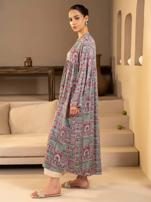 Linen Shirt-Printed (Unstitched) - Image 3