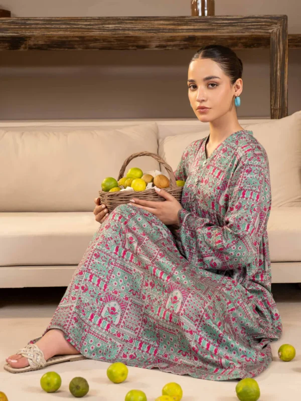 Linen Shirt-Printed (Unstitched) - Image 5