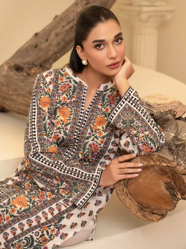 Khaddar Shirt-Printed (Unstitched) - Image 5